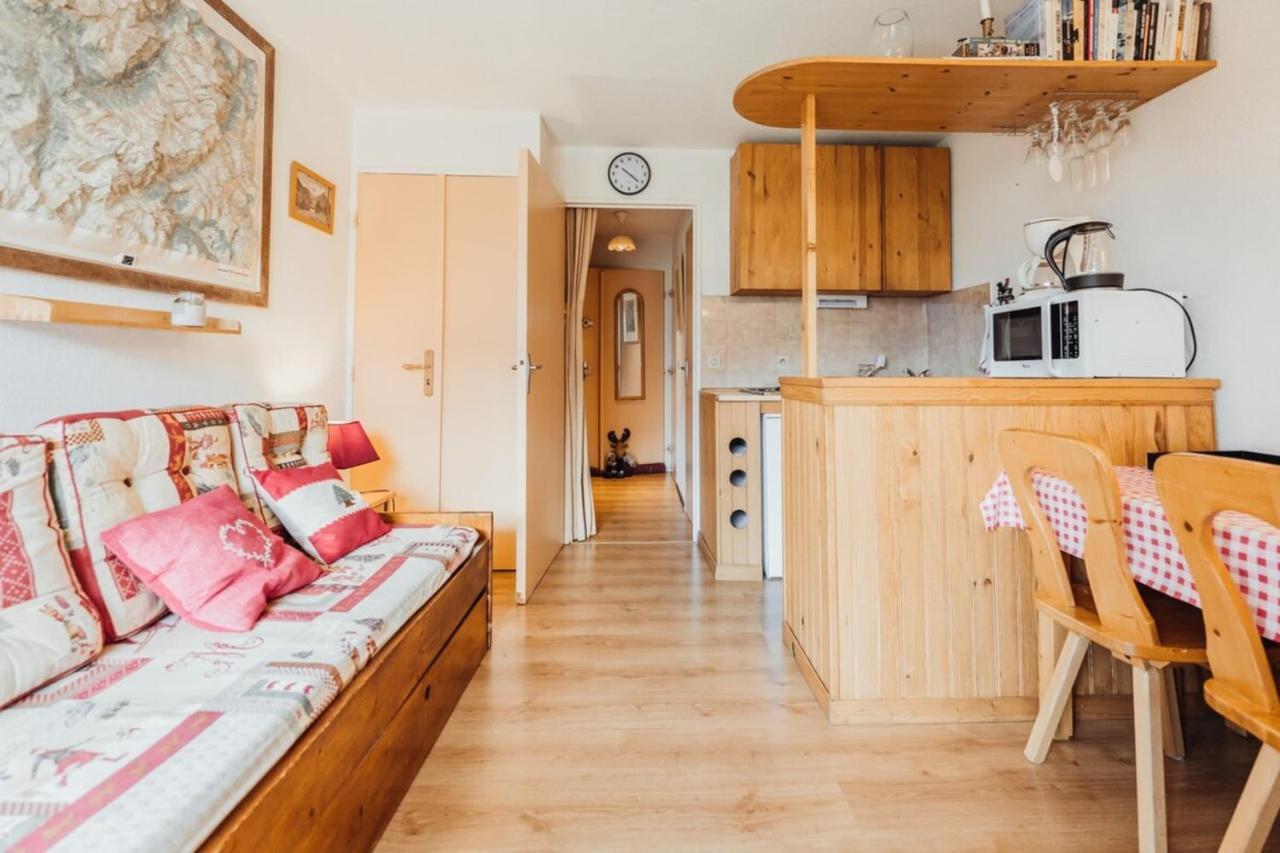 Ferienwohnung Furnished Studio At The Foot Of The Slopes With A Balcony & Mountains View Saint-Gervais-les-Bains Exterior foto